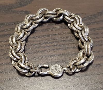 ダブルBリングブレスレット