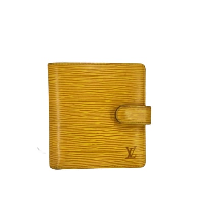 Louis Vuitton Portebier Compact Epi "Tassili Yellow"