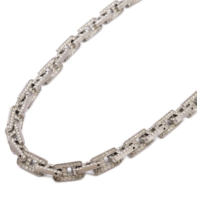 アンブッシュ SV925 PAVE A CHAIN SHORT NECKLACE パヴェ チェーン ショート Free