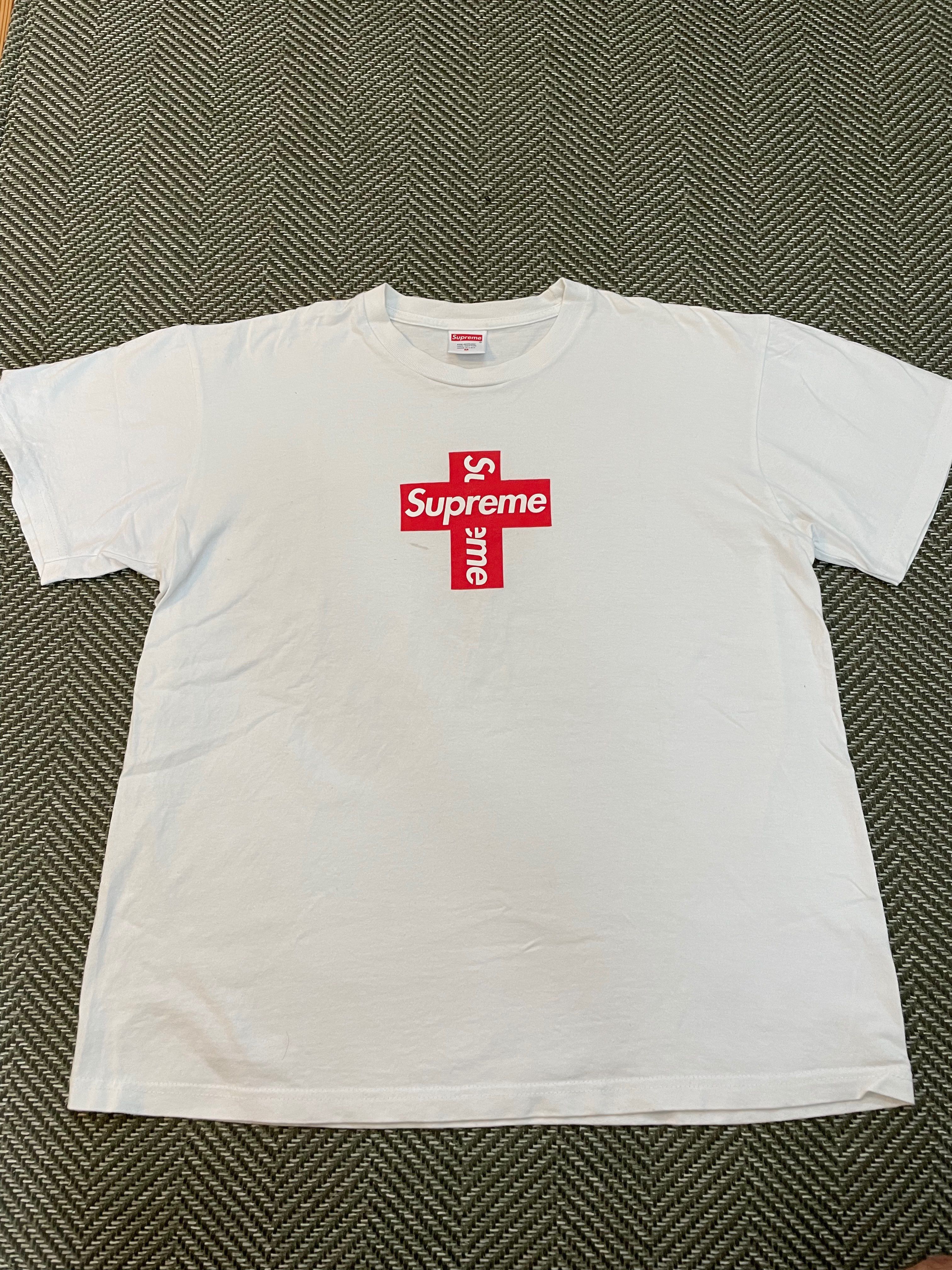 Supreme Cross Box Logo Tee "White"