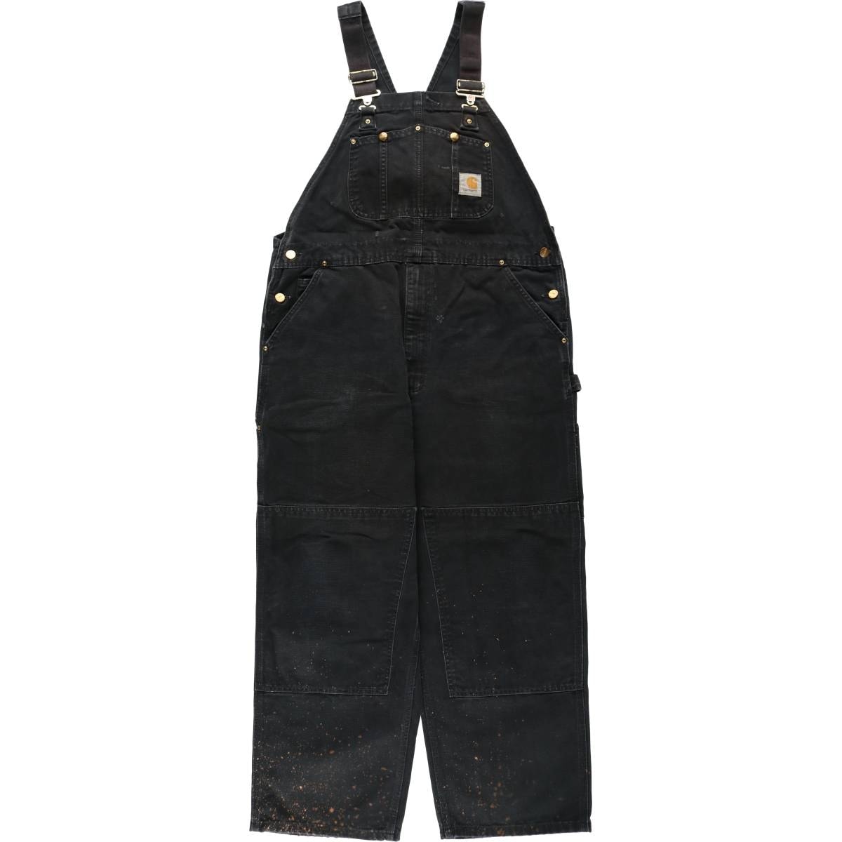 古着 ビッグサイズ カーハート Carhartt ダブルニー ダック オーバーオール メンズw41相当/eaa633599