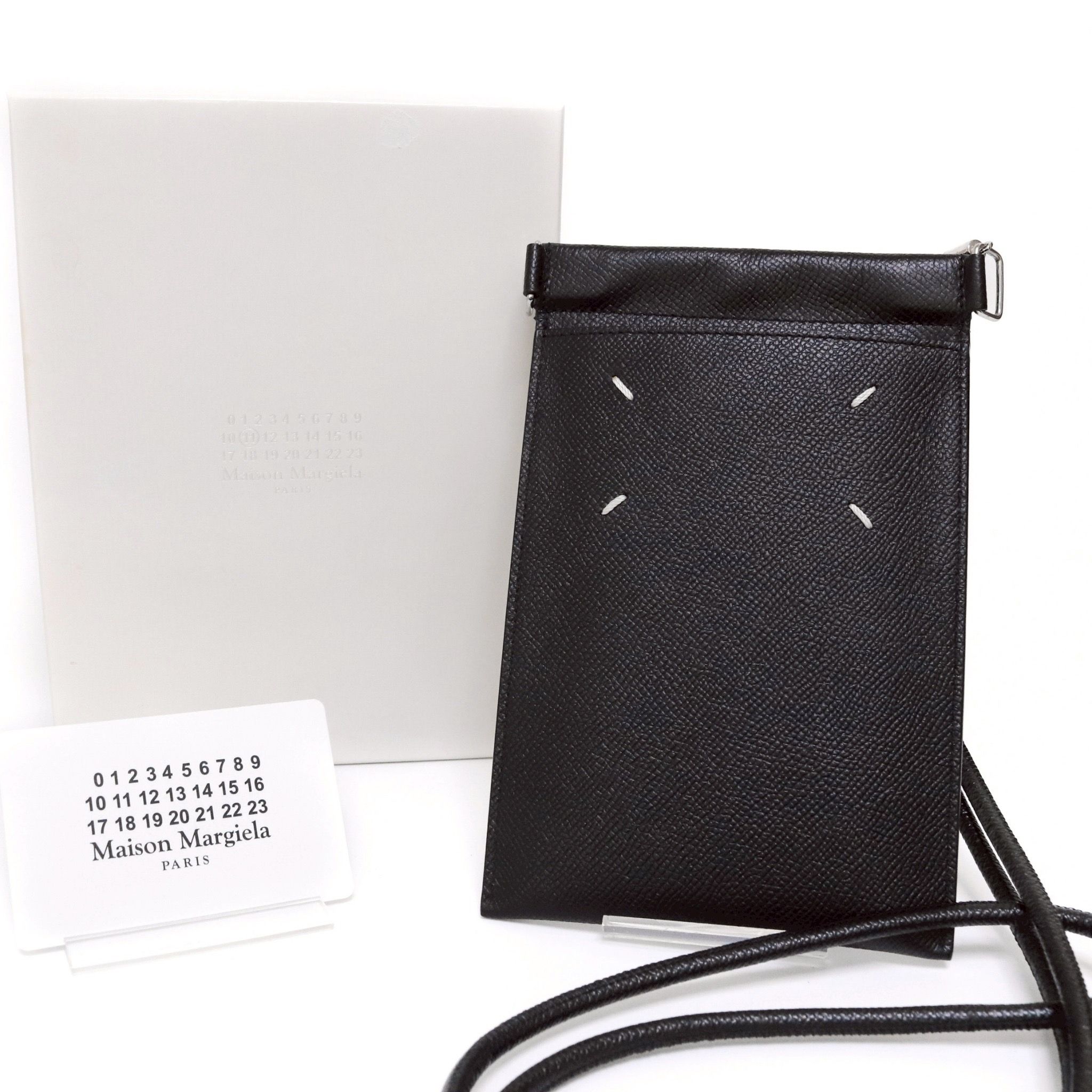 極美品】メゾン マルジェラ SA1VZ0002 フォンケース スマホ ポーチ