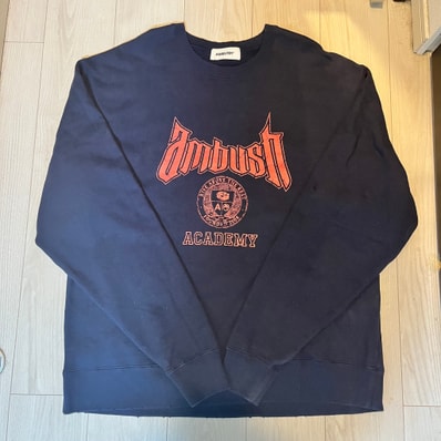 Ambush Academy スウェットシャツ ネイビー
