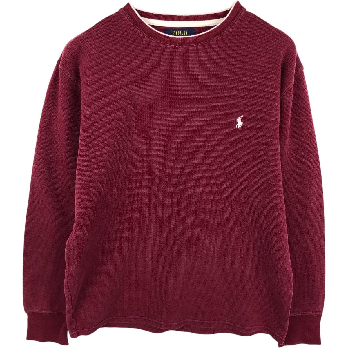 古着 ラルフローレン Ralph Lauren POLO RALPH LAUREN サーマルロンT ワッフル メンズM相当/eaa684464