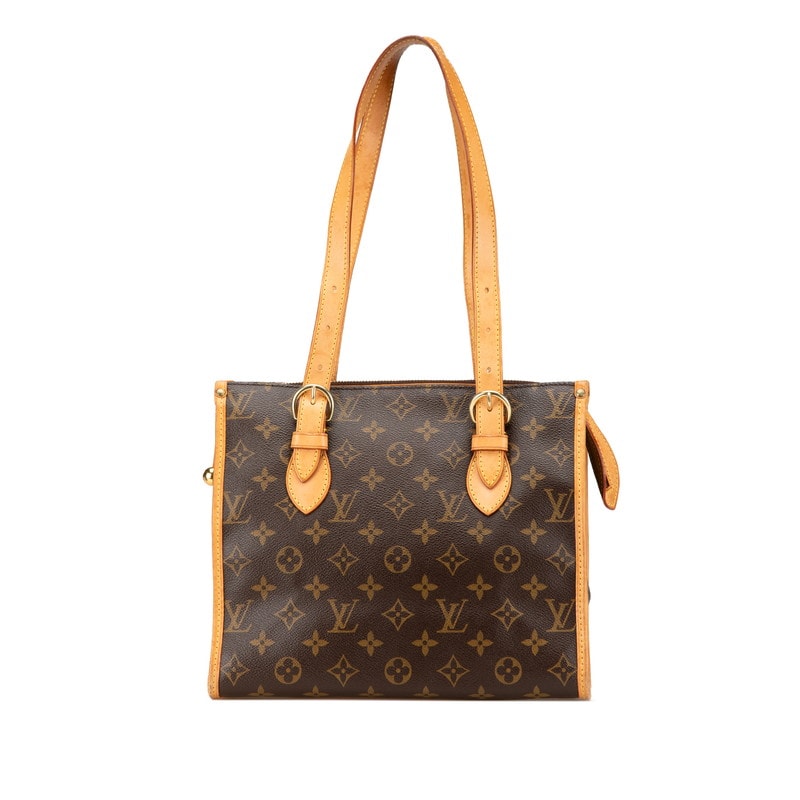 ルイ ヴィトン モノグラム ポパンクール オ ショルダーバッグ トートバッグ M40007 ブラウン PVC レザー レディース LOUIS VUITTON 【中古】
