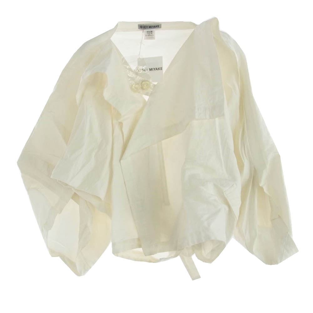 ISSEY MIYAKE イッセイミヤケ ジャケット IM43FO460 ENCLOTHE Cardigan ジャケット カーディガン オフホワイト系 2【美品】【中古】