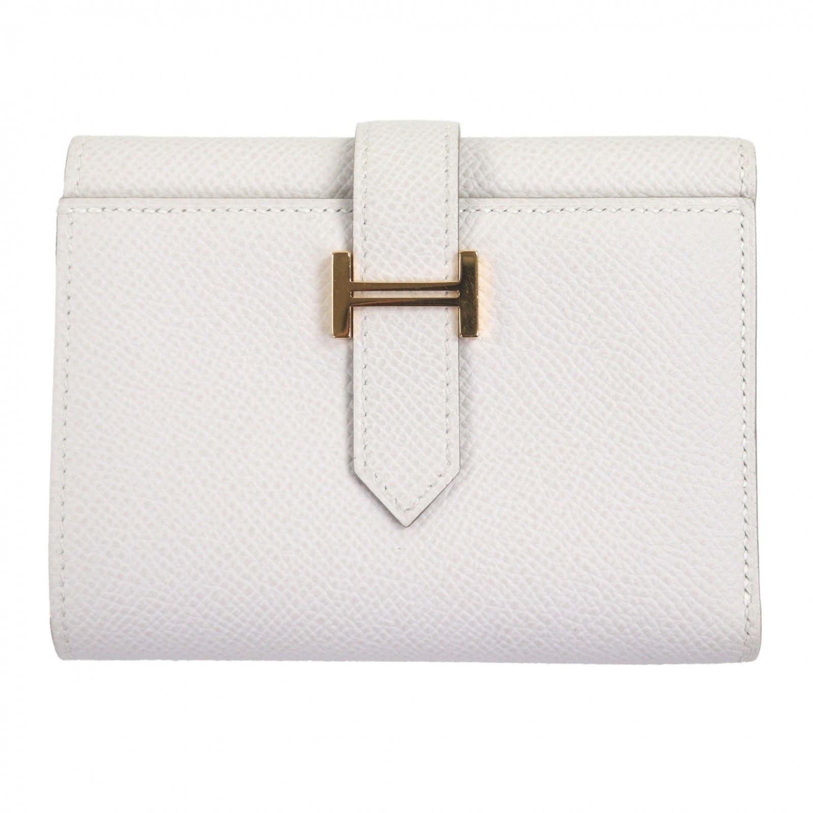 美品 エルメス 三つ折り財布 ベアン コンビネ メンズ