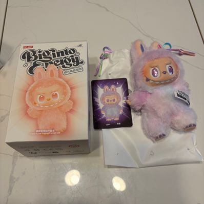 POP MART THE MONSTERS (LABUBU) Big into Energy Series Plush Pendant LUCK