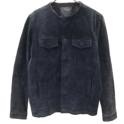 ZARA MAN ザラマン ピッグスキン スエード ジャケット L グレー系