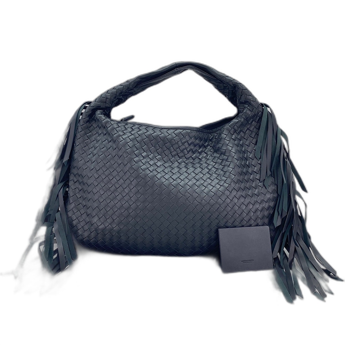 ボッテガヴェネタ BOTTEGAVENETA イントレチャート ハンドバッグ レザー【中古】