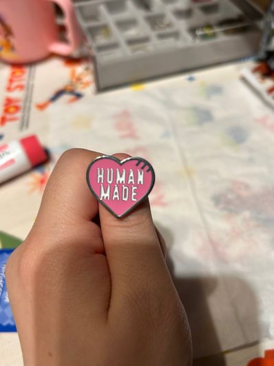 HUMAN MADE HEART RING "Pink" HM23GD051