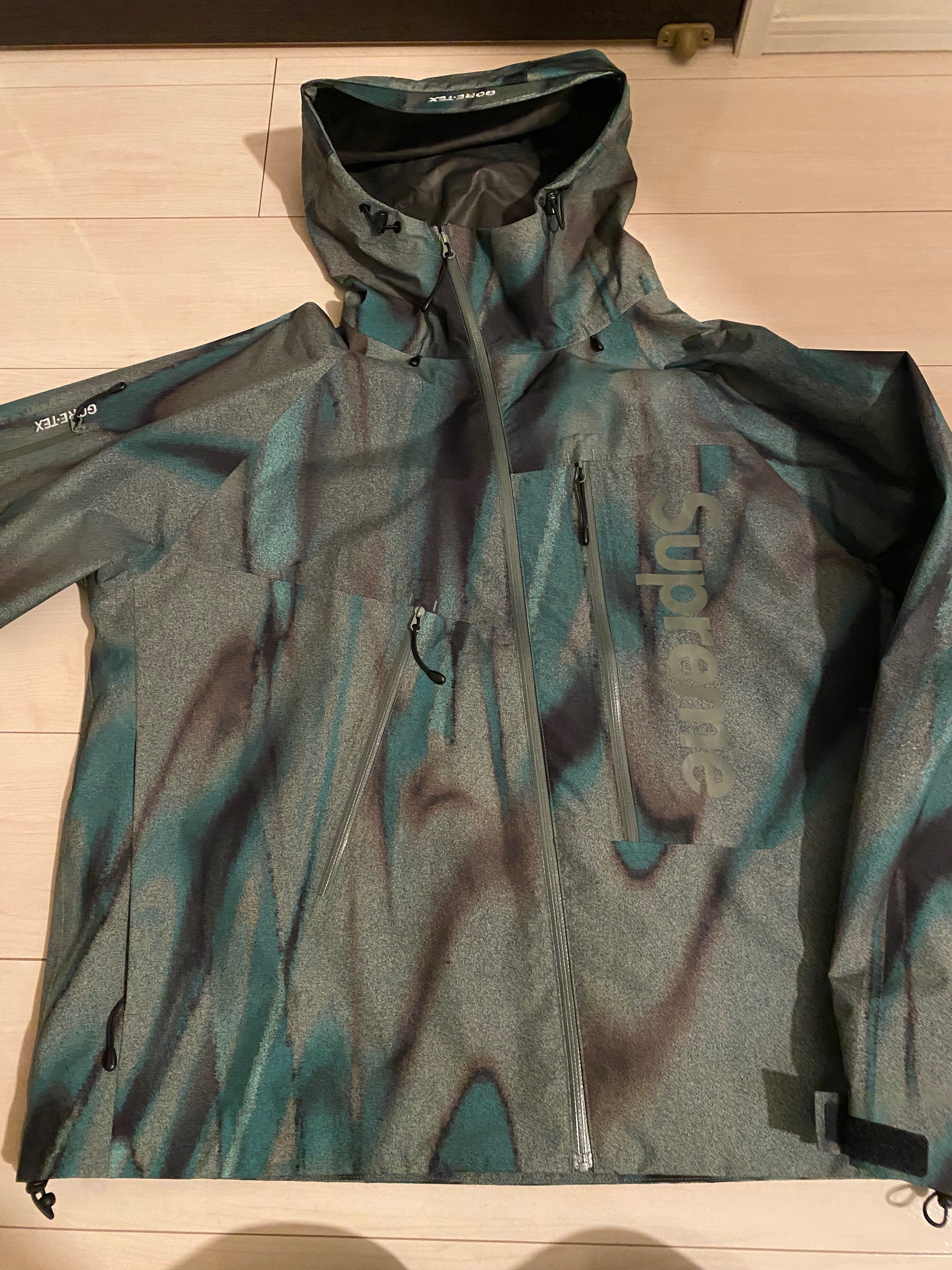 Supreme GORE-TEX Paclite Shell Jacket "Olive Swirl"