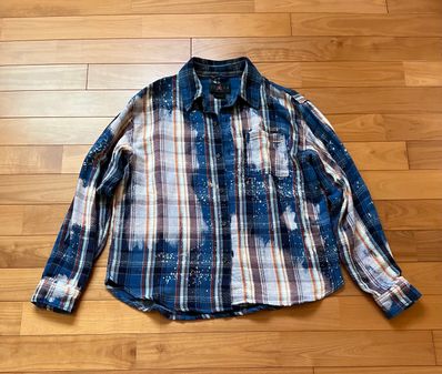 Nike JORDAN x Awake NY Flannel Shirt "Blue/Pink"