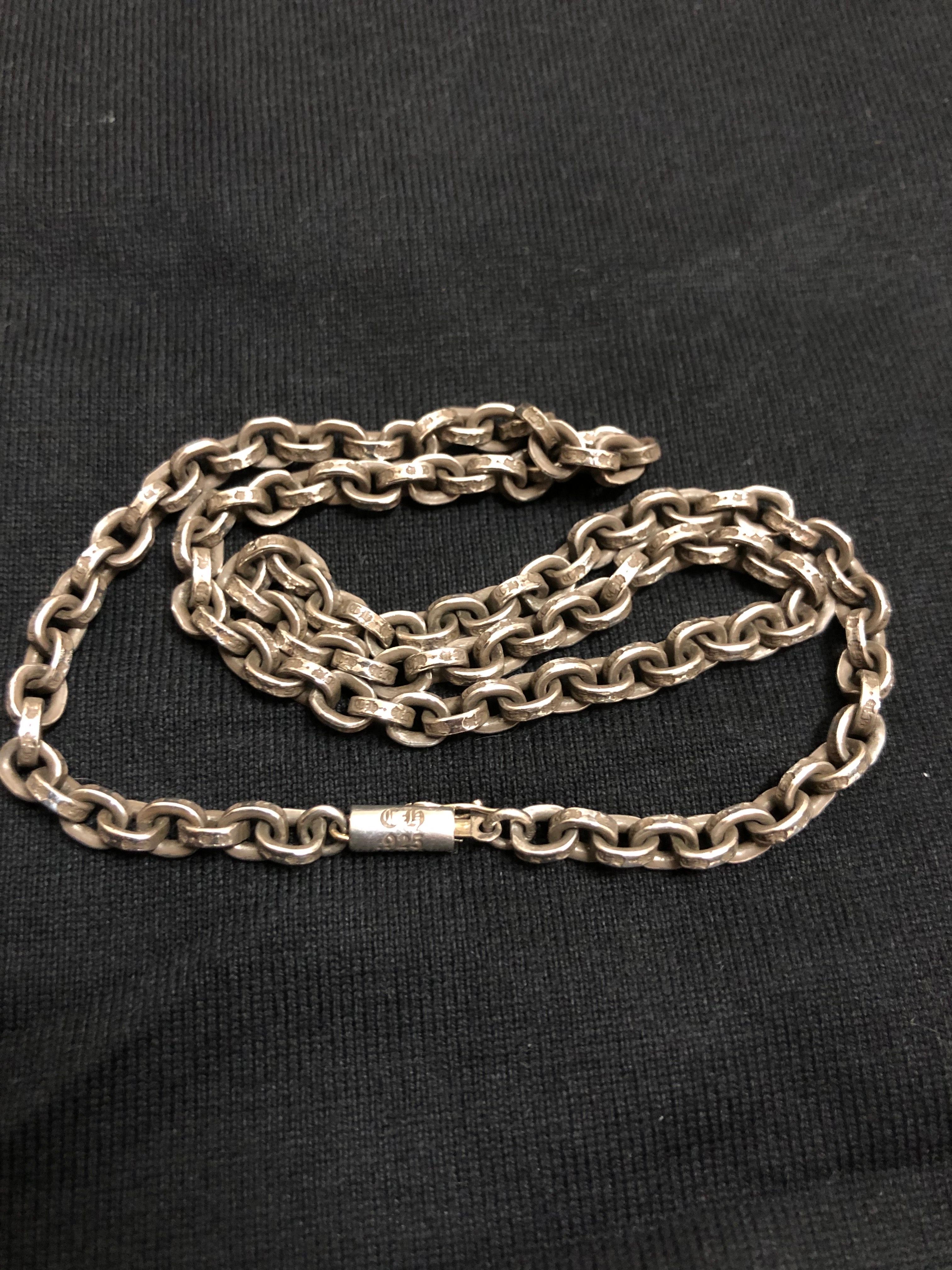 Chrome Hearts Paper Chain Necklace 45cm (18inch) "Silver"