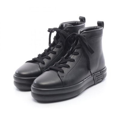 エルメス HERMES Happiness スニーカー 靴 レザー レディース ブラック系 【中古】