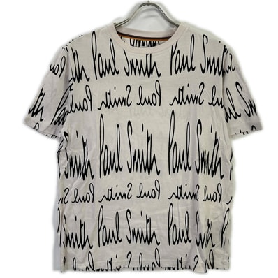 ポールスミス 203525 202U オフ ロゴプリント 半袖 Tシャツ SMALL