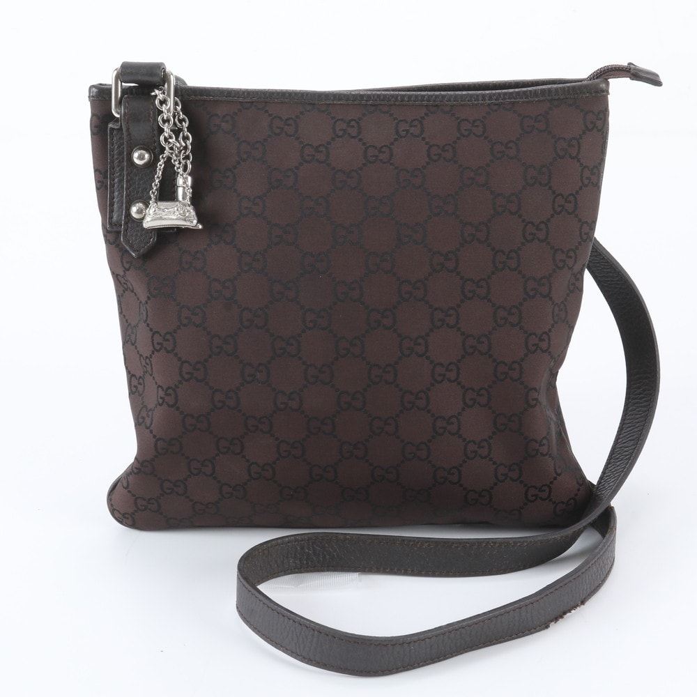 ■美品 グッチ GGナイロン 268620 ショルダーバッグ