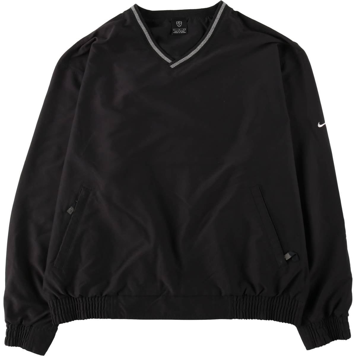 古着 ナイキ NIKE GOLF ゴルフ Vネック ウォームアッププルオーバー メンズL相当/eaa654888