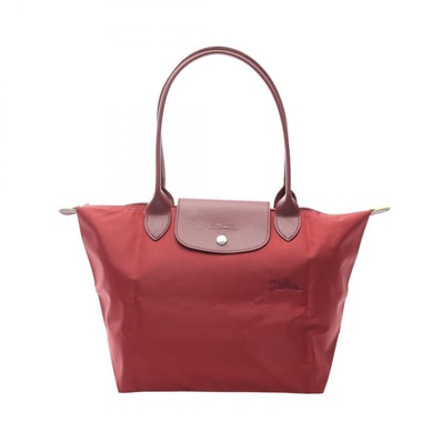 ロンシャン Longchamp ル プリアージュ グリーン M トートバッグ バッグ キャンバス レザー レディース ボルドー系 L2605919P98 【新品】