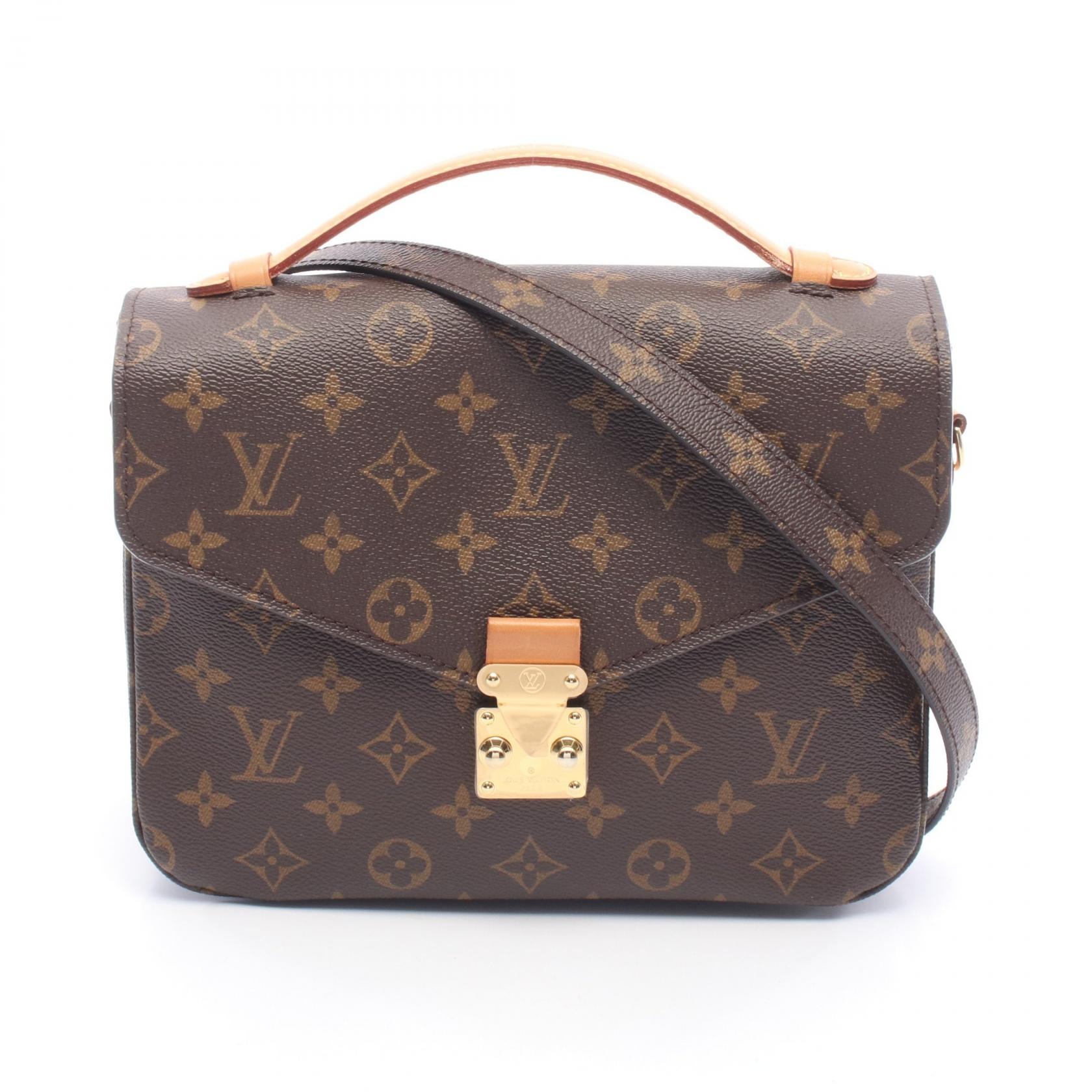 ルイ・ヴィトン LOUIS VUITTON ポシェット メティス MM 2WAY ハンドバッグ バッグ PVCコーティングキャンバス レザー モノグラム レディース ブラウン系 M44875 【中古】