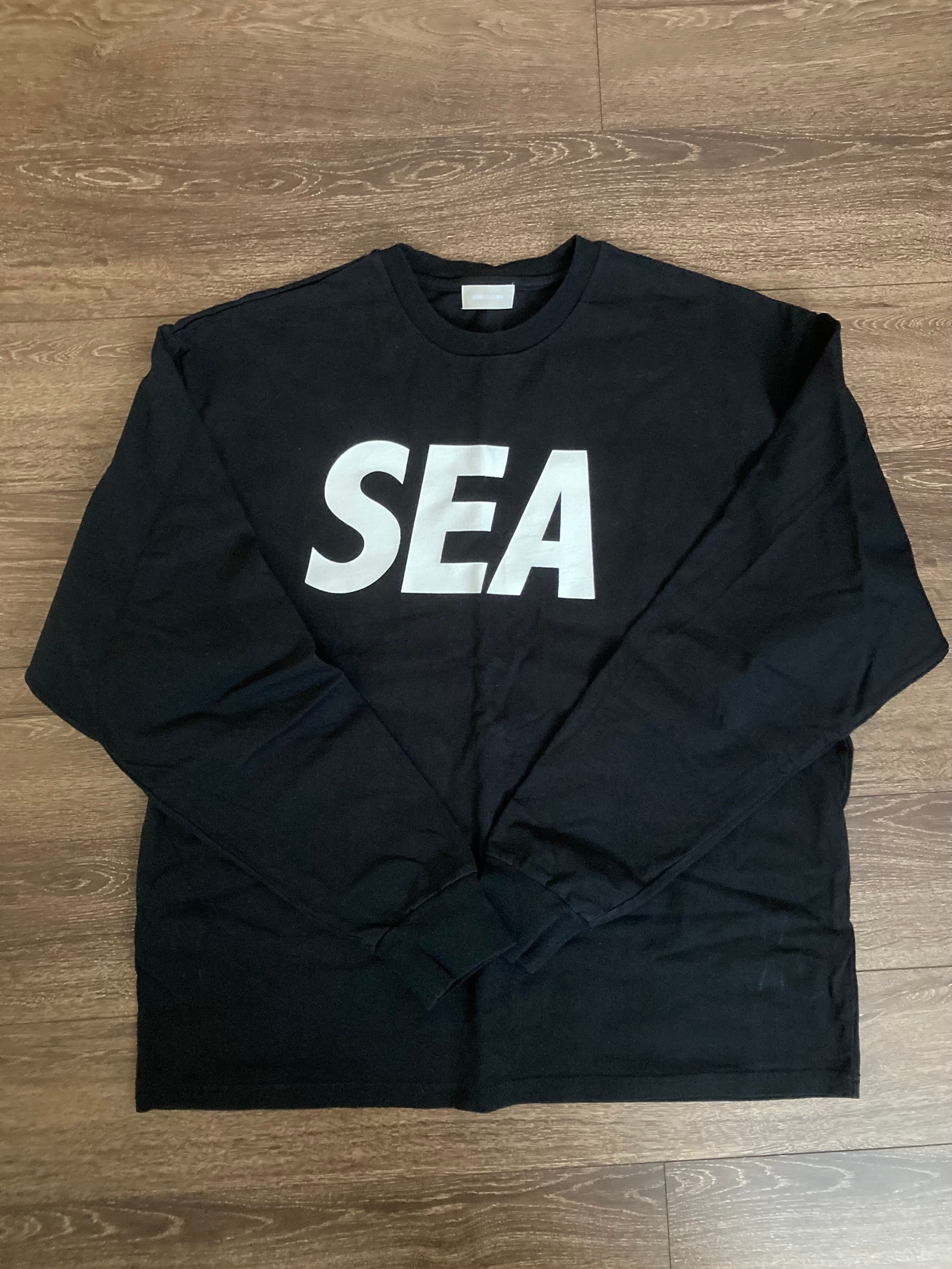 ウィンダンシー シーロングスリーブTシャツ "ブラック"