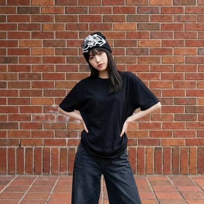 XLARGE 【エクストララージ】ニットキャップ ブラック ホワイト タグ付き