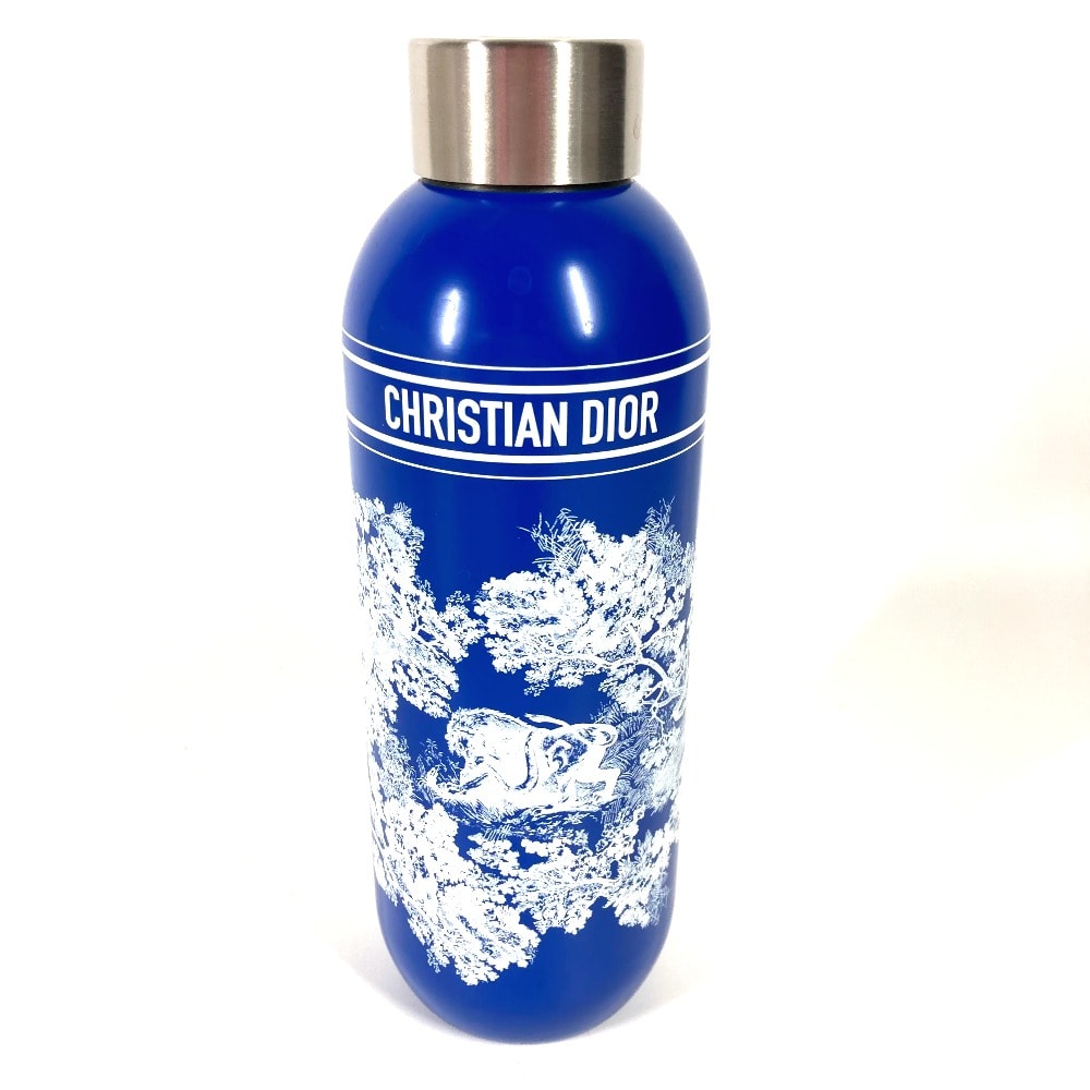 ディオール Dior トワルドジュイ 水筒 タンブラー ウォーターボトル タンブラー SS(PGコーティング) ブルー 美品