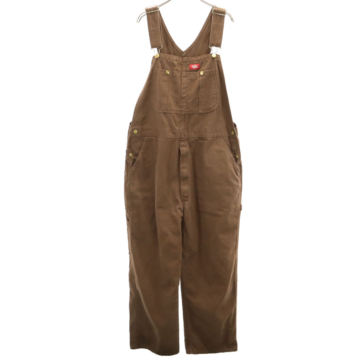 Dickies ディッキーズ ダック オーバーオール W36 ブラウン
