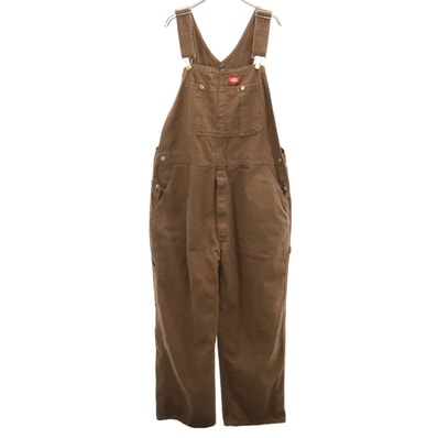 Dickies ディッキーズ ダック オーバーオール W36 ブラウン