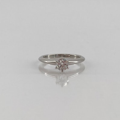TIFFANY&Co.(ティファニー) ソリティア D0.3ct #5号 Pt950プラチナ リング・指輪 3.61g