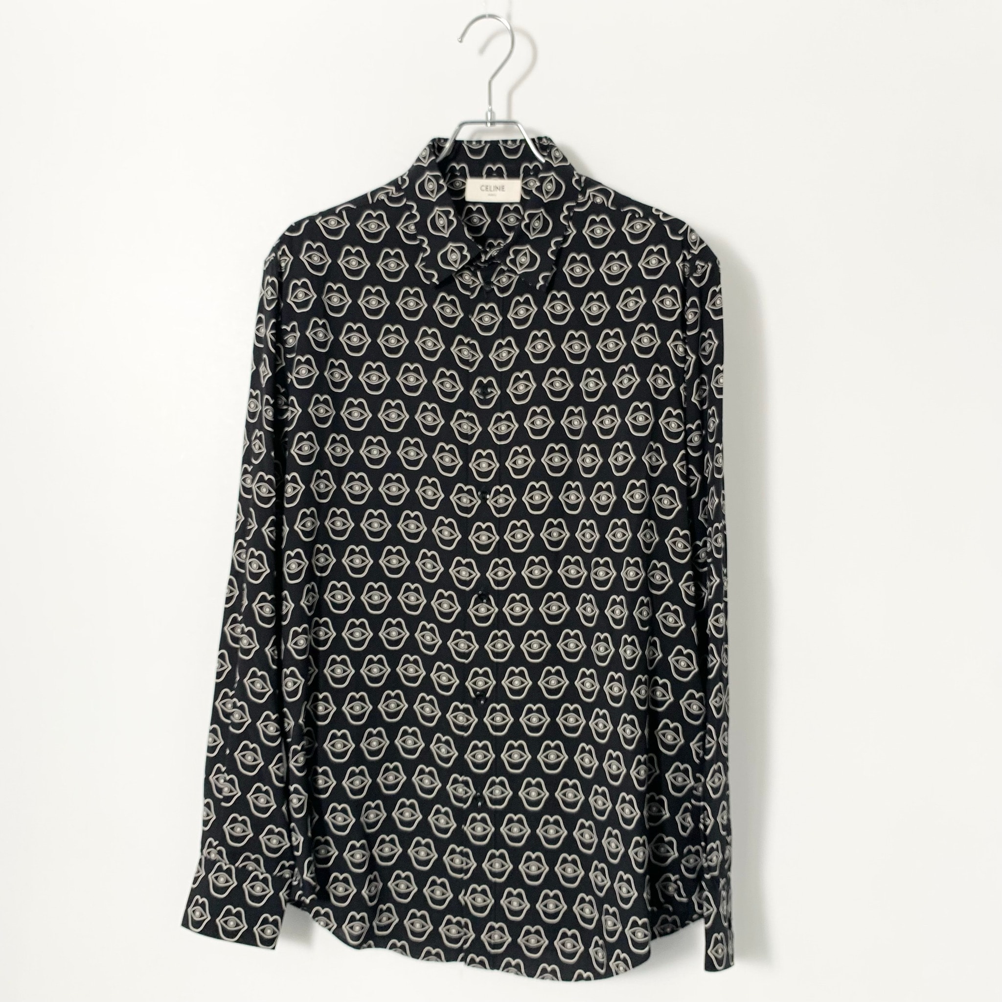 CELINE × Anneli Sanaye Henriksson レーヨン総柄シャツ