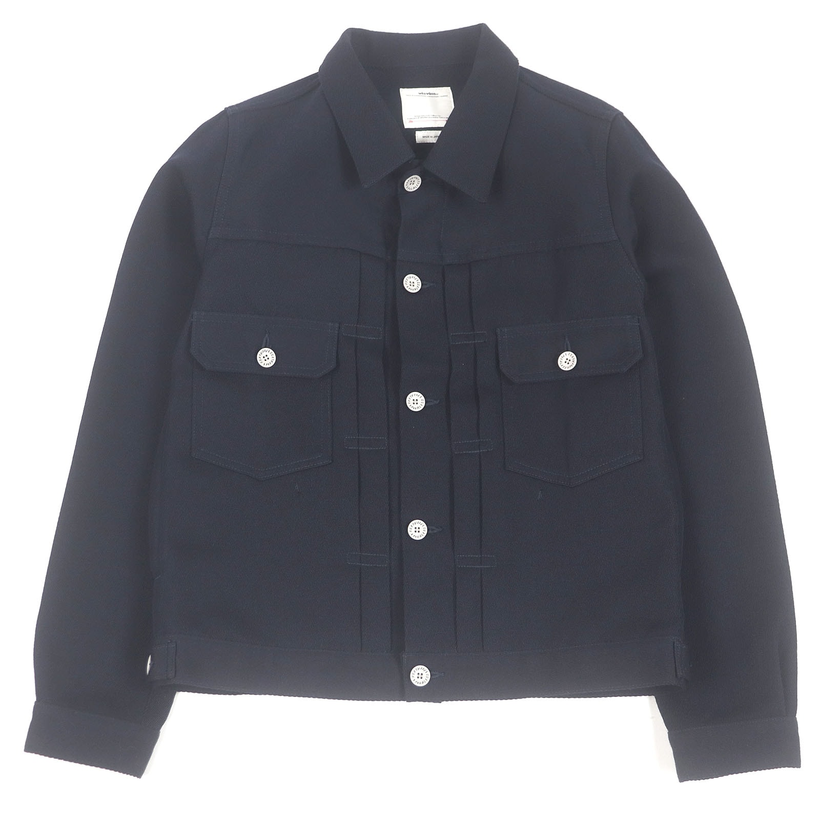 極美品 ビズビム
ジャケット ネイビー メンズ 2
