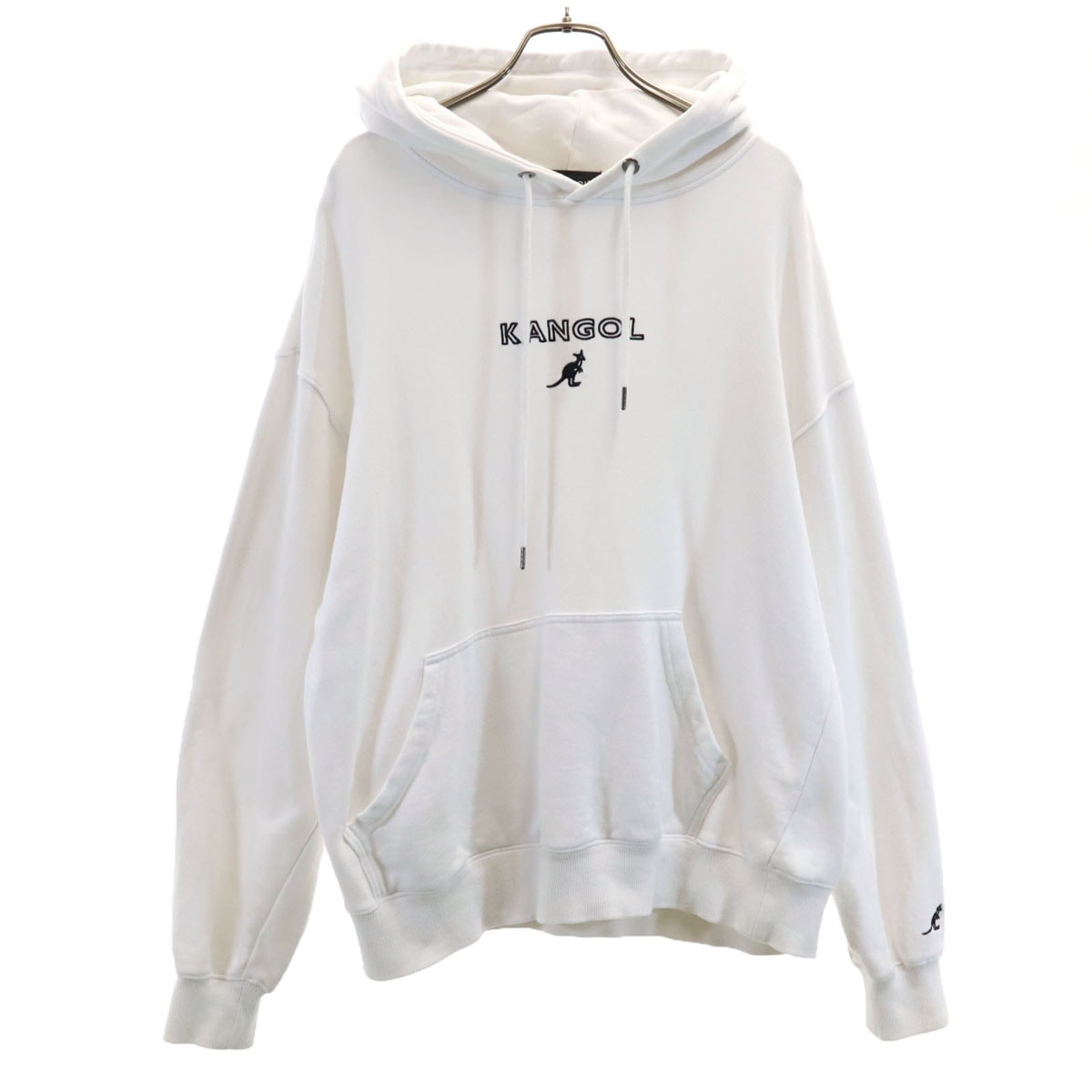 KANGOL カンゴール 長袖 パーカー M ホワイト
