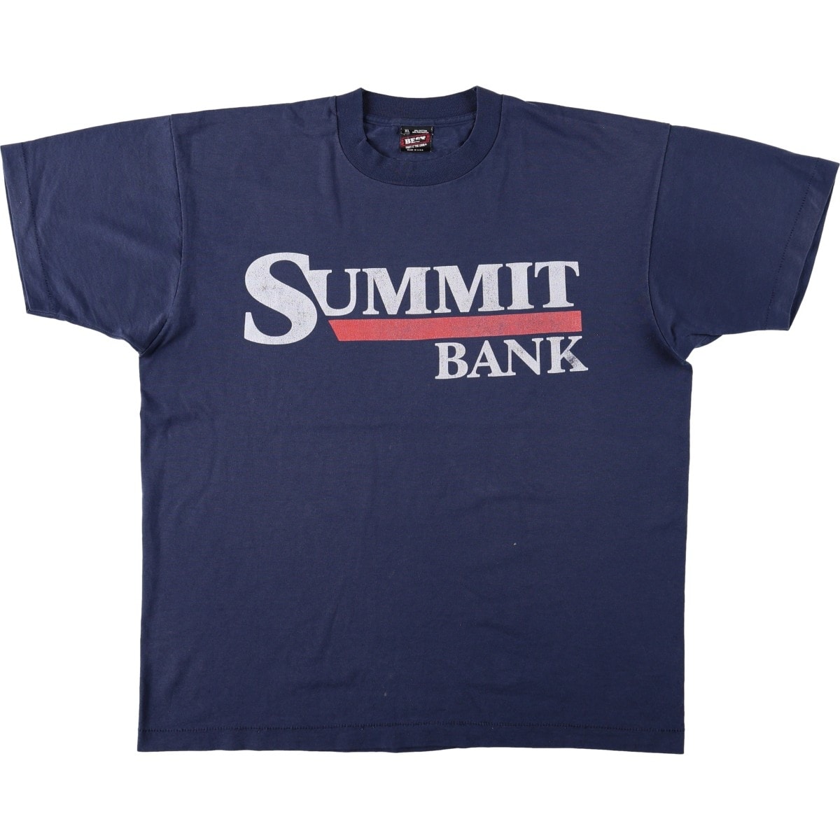 古着 90年代 フルーツオブザルーム FRUIT OF THE LOOM BEST SUMMIT BANK アドバタイジングTシャツ USA製 メンズXL相当 ヴィンテージ/eaa667273