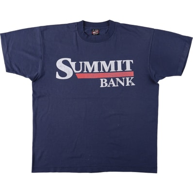 古着 90年代 フルーツオブザルーム FRUIT OF THE LOOM BEST SUMMIT BANK アドバタイジングTシャツ USA製 メンズXL相当 ヴィンテージ/eaa667273