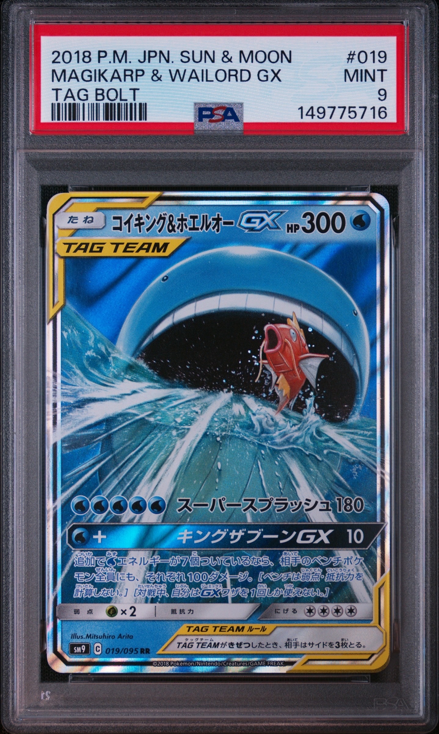 コイキング&ホエルオーGX RR [SM9 019/095](拡張パック「タッグボルト」)