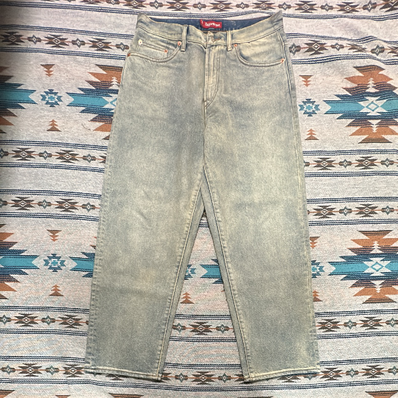 Supreme Baggy Jean "Dirty Indigo" (23SS)