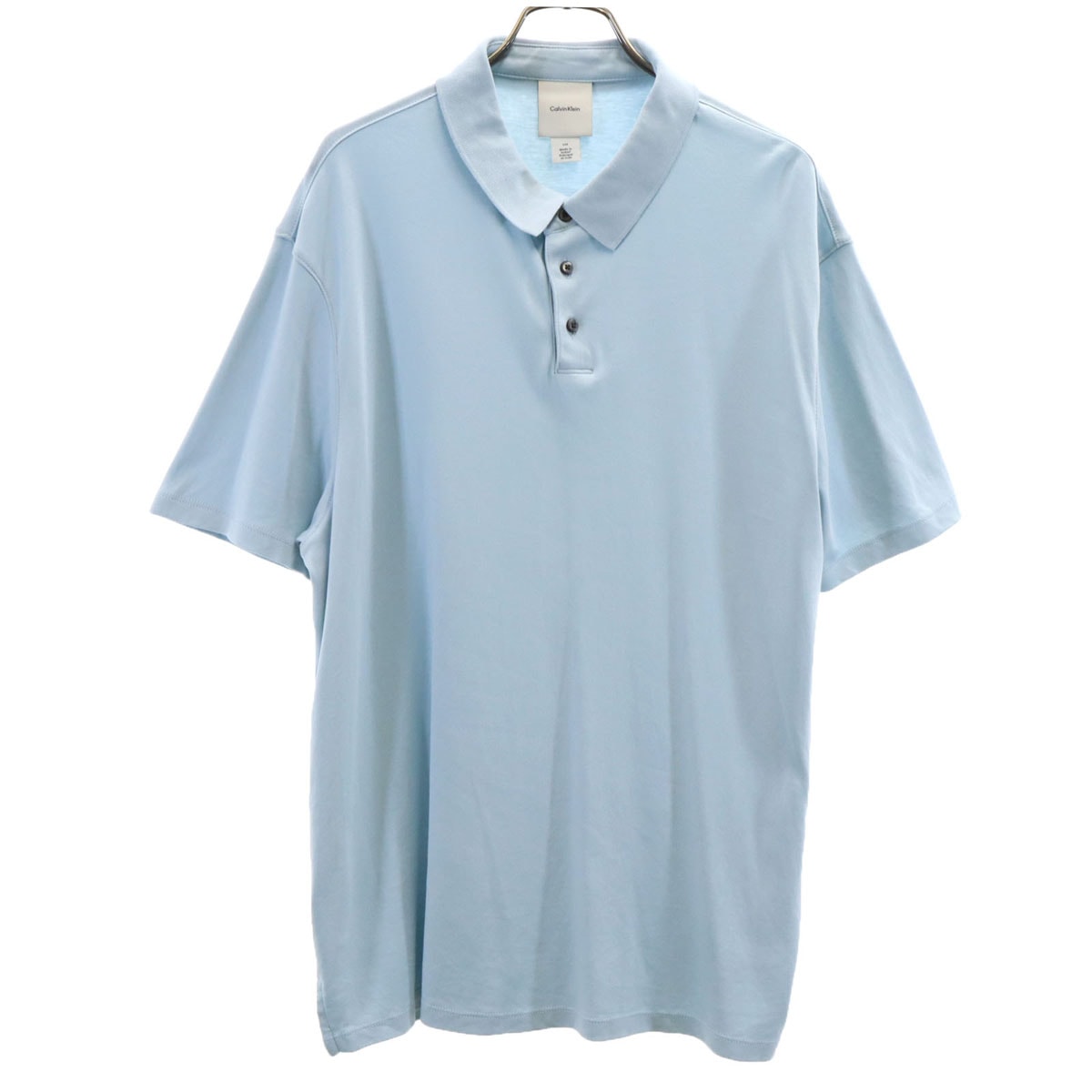 Calvin klein カルバンクライン 半袖 ポロシャツ L 水色