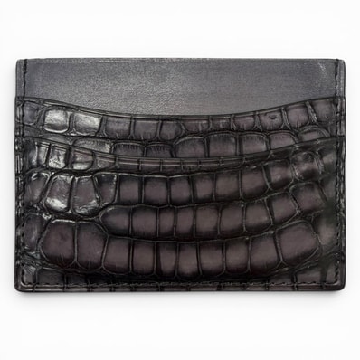 美品 ベルルッティ カードケース バンブー グレー メンズ