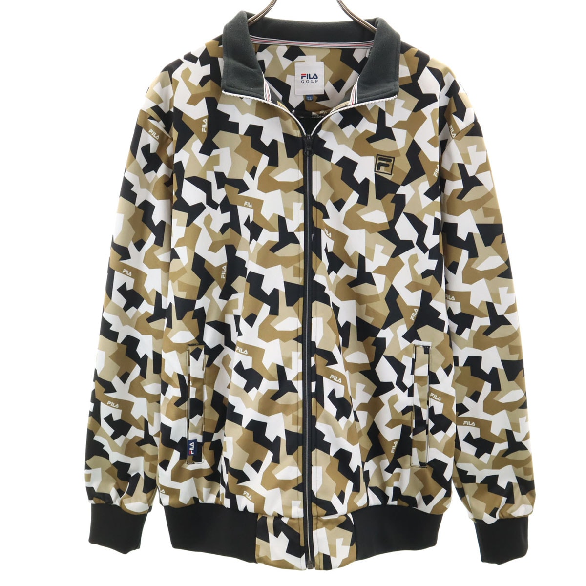 FILA フィラ カモフラ柄 ジャケット LL ホワイト