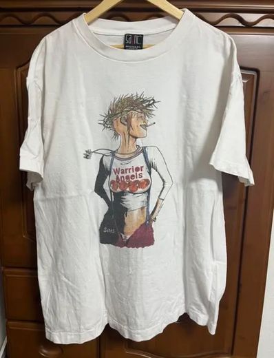 SAINT Mxxxxxx T-SHIRT PUNK GIRL "White"