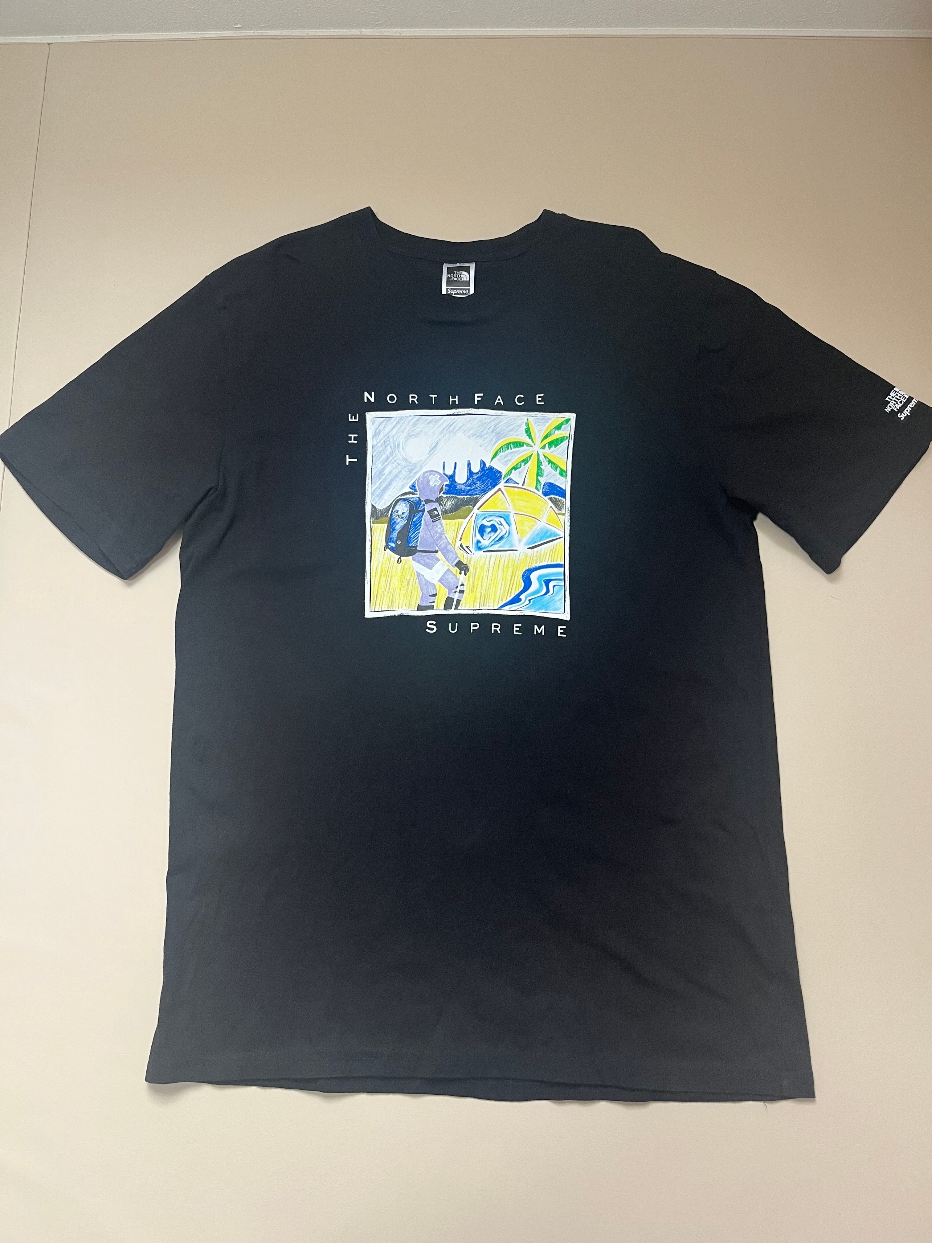 Supreme x The North Face Sketch S/S Top "Black"