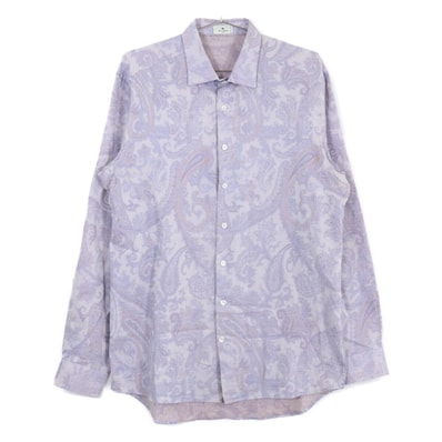 エトロ 【国内正規】ペイズリー総柄 長袖シャツ 40
