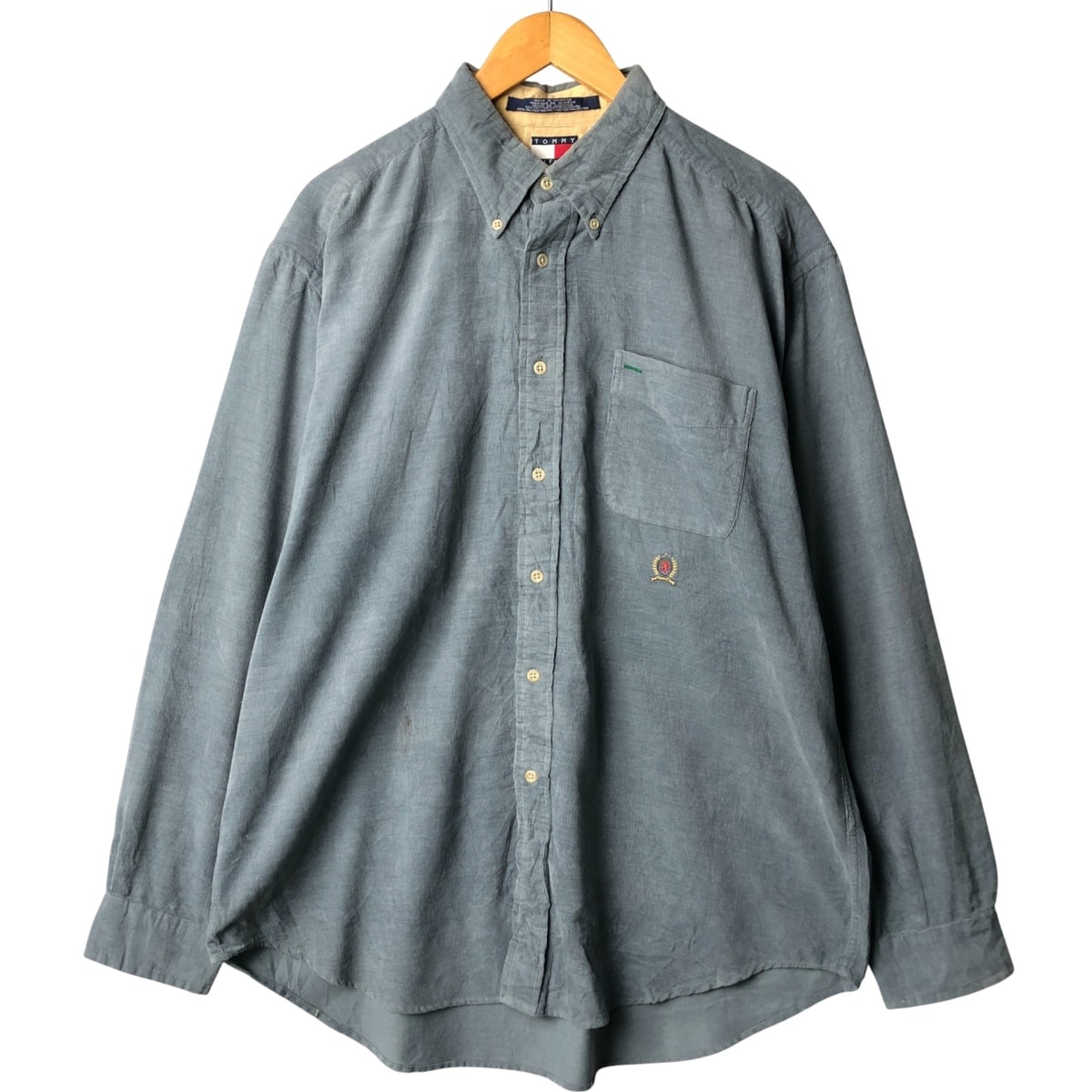 古着 90年代~ トミーヒルフィガー TOMMY HILFIGER 長袖 ボタンダウン コーデュロイシャツ メンズL相当 ヴィンテージ/eaa545561