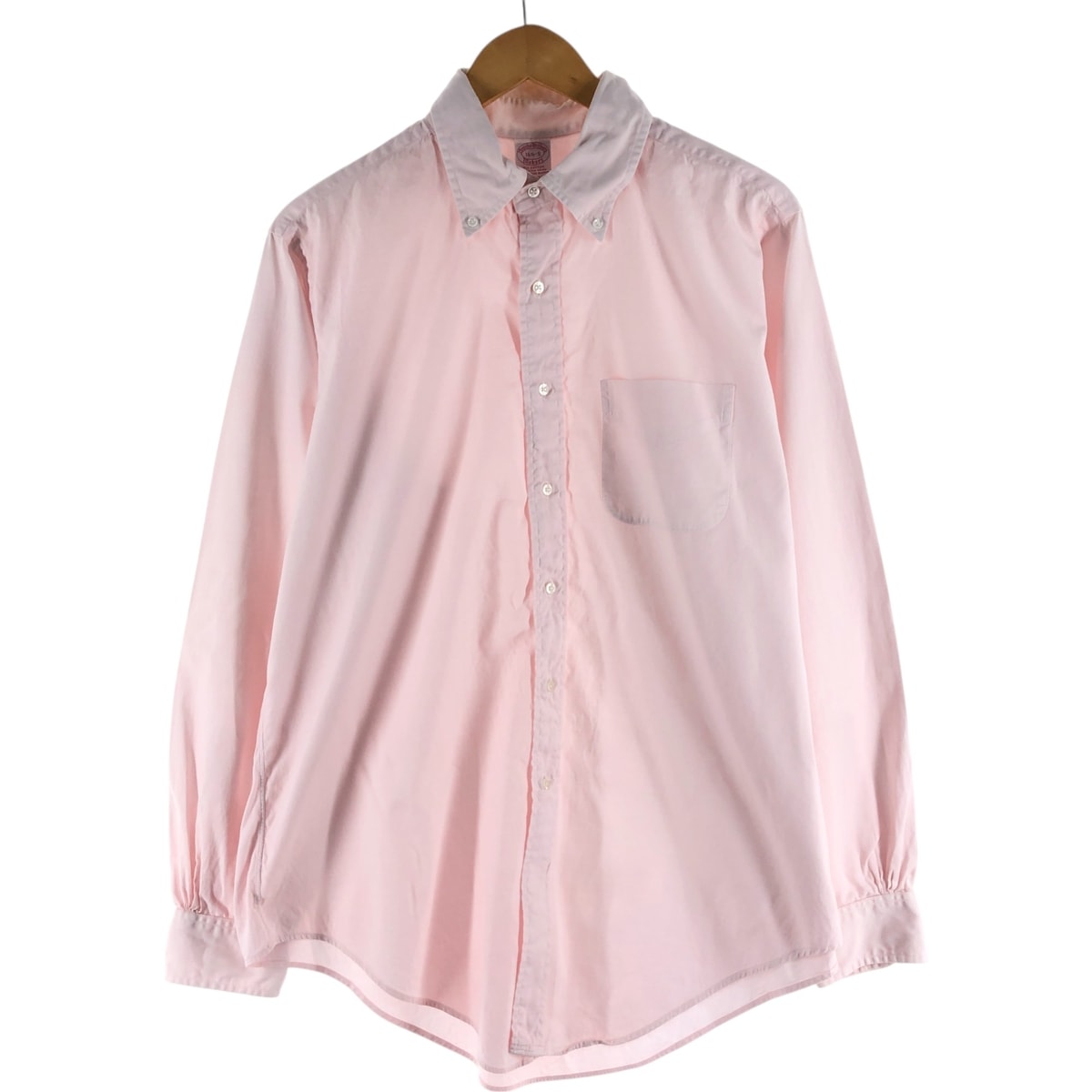 古着 90年代 ブルックスブラザーズ Brooks Brothers MAKERS 長袖 ボタンダウンシャツ USA製 メンズM相当 ヴィンテージ/eaa530053