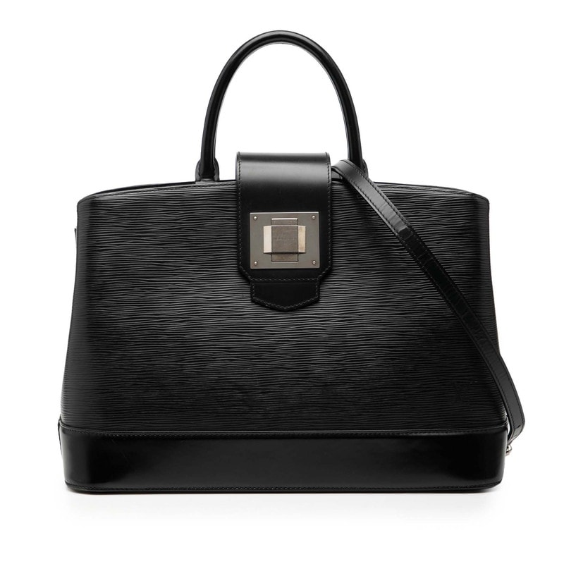 ルイ ヴィトン エピ ミラボーGM ハンドバッグ ショルダーバッグ 2WAY M40472 ノワール ブラック レザー レディース LOUIS VUITTON 中古
