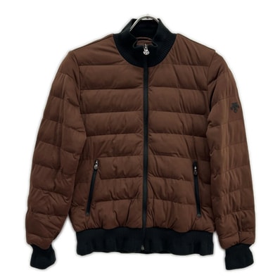 デサント DG4FJK02L ブラウン 中綿フルジップジャケット L
