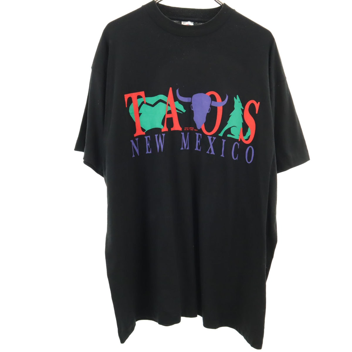 FRUIT OF THE LOOM フルーツオブザルーム 90s USA製 オールド 半袖 Tシャツ XL ブラック シングルステッチ