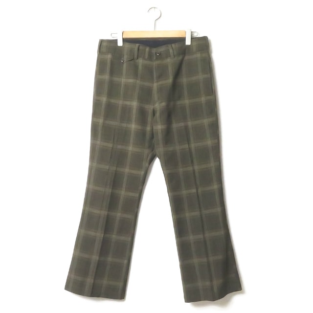 Needles ニードルス 20SS 日本製 Flap Pocket Boot-Cut Trouser - Tropical Poly Cloth フラップポケットブーツカットトラウザー トロピカルポリクロス GL171 M オリーブ パンツ スラックス