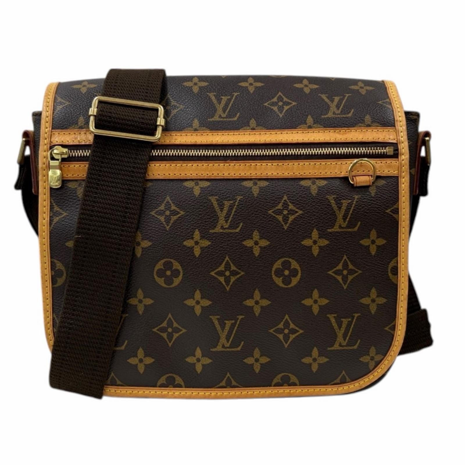 ルイヴィトン メッセンジャーボスフォールPM モノグラム ショルダーバッグ モノグラムキャンバス M40106 ブラウン メンズ LOUIS VUITTON 中古